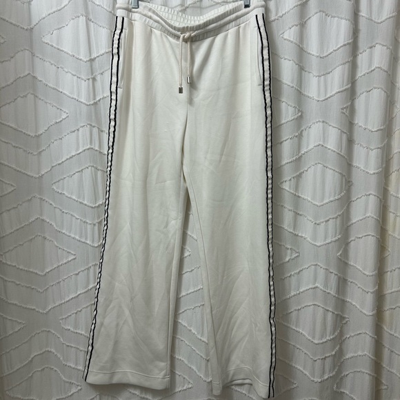 NWT Elie Tahari Track Pants with Stripe - Picture 1 of 5
